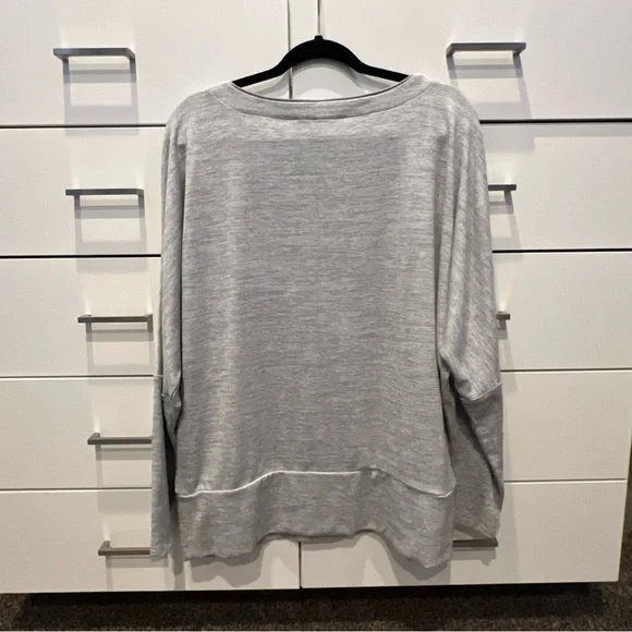 White House Black Market Gray Tunic Top - Picture 2 of 11